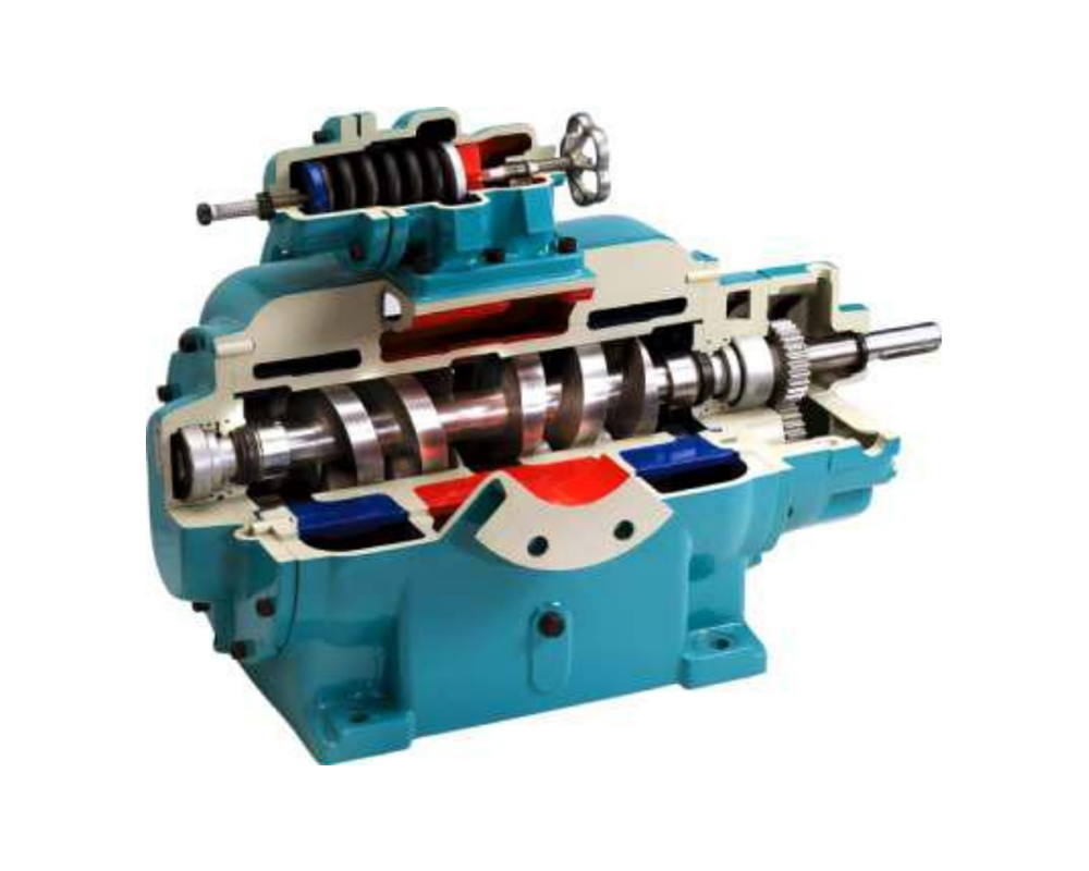 Twin screw pump