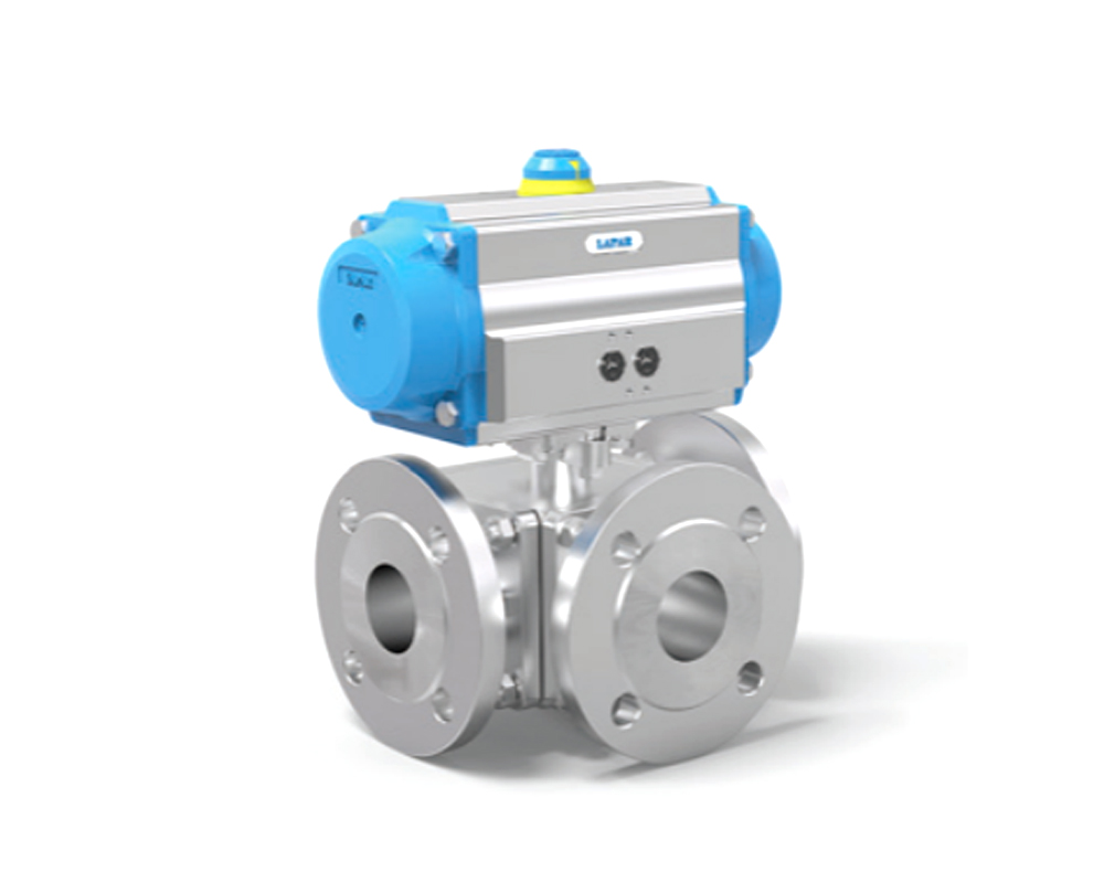 LPA13-Flange three-way ball valve