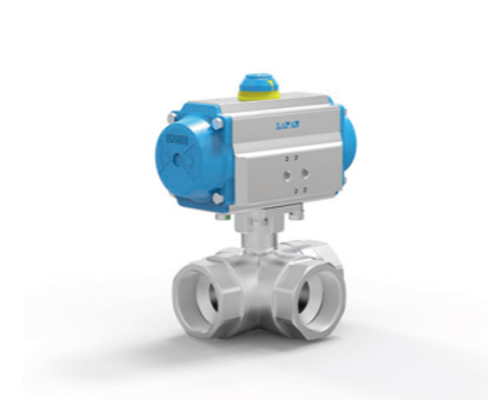 LPA14-Threaded three-way ball valve