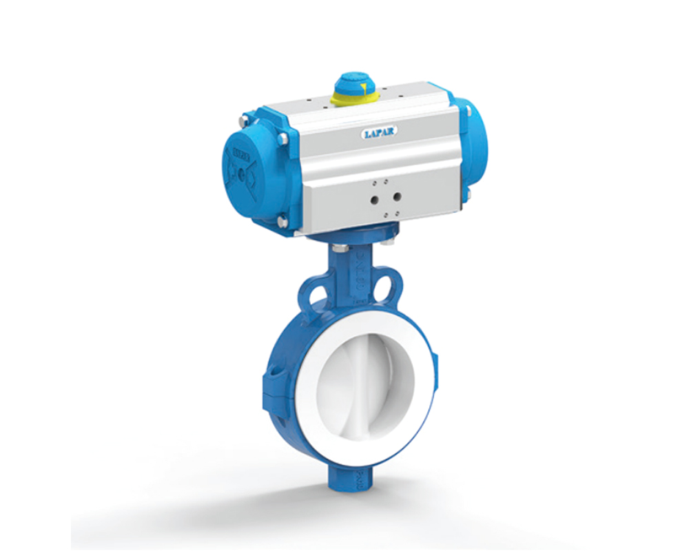 LPB15-Fully lined fluorine butterfly valve